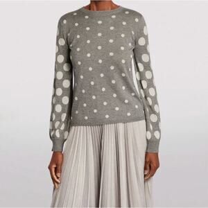 Max Mara Adele Polka Dot Sweater